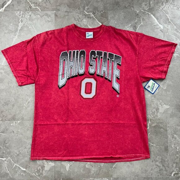 47 Brand Ohio State Graphic Tee Mens 2XL XXL Vintage Tubular Buckeyes Dead Stock - Picture 1 of 10